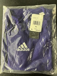Camiseta Adidas Creator SS XL Púrpura Blanca Ropa Deportiva Poliéster Nueva Con Etiquetas - Imagen 1 de 4