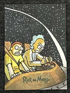 Rick and Morty Cryptozoic Season 1 Sketch Card Huy Truong 1/1 Rick’s Ship - Picture 1 of 4