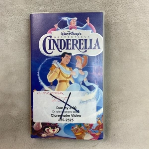 Cinderella (VHS Tape, 1995, Walt Disney Home Entertainment) - Picture 1 of 3