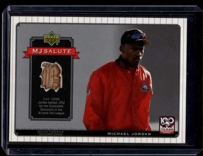 Bate usado de béisbol Michael Jordan 2001 Upper Deck Minors Centennial #MJ-B11 juego Foto 1 de 2