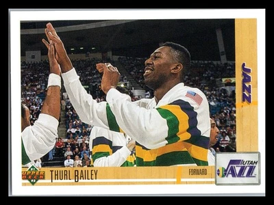 1991-92 Upper Deck #139 Thurl Bailey Utah Jazz - Image 1 of 2