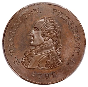 1859 Token Miller Pa-211 Baker 544Copper Idler PCGS MS64BN - Picture 1 of 3