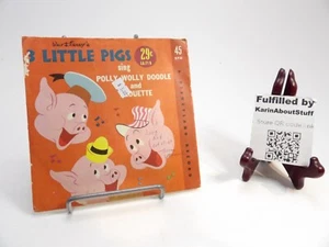 Walt Disney's 3 Little Pigs Sing Polly Wolly Doodle & Alouette Envío Gratis - Imagen 1 de 5