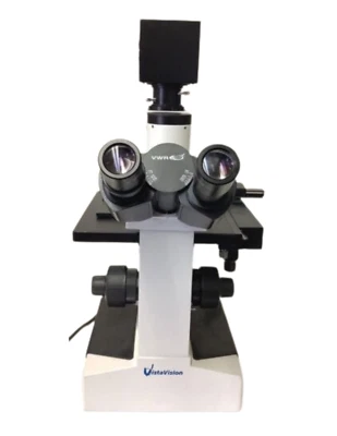 VWR 82026-630 Vista Vision Epifluorescent Inverted Microscope w/5 Objective Lens - Image 1 of 4