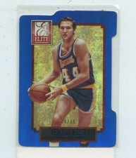 JERRY WEST 2013-14 Panini Elite Aspirations Blue Die-Cut Parallel #D /56 Lakers
