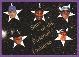 Nolan Ryan Texas Rangers Stars of the Baseball Universe Unbranded Oddball Card