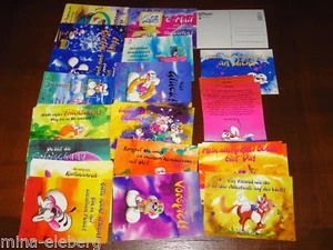 Diddl Postkarte F-Serie Deutsch mit kleinem EAN Code AUSSUCHEN Rarität NEU - Picture 1 of 52