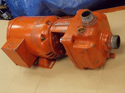 POMPA TURBINA CENTRIFUGA IN GHISA BURKS 1/3 HP 1" X 1-1/4" 334CS7M 230/460 3ph - Immagine 1 di 4