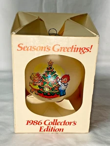 Vintage 1986 Campbell Soup Kids Ornament Tree Trimming Time Christmas With Box - Picture 1 of 5