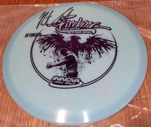 SIGNED 2017 Nate Sexton Firebird INNOVA Champion Tour Series Blurple disc golf - Picture 1 of 9