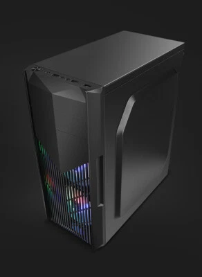 Tower Gaming  -- Pc Gehäuse USB 2.0 ATX ,Tower schwarz,  +  HQS - Bild 1 von 4
