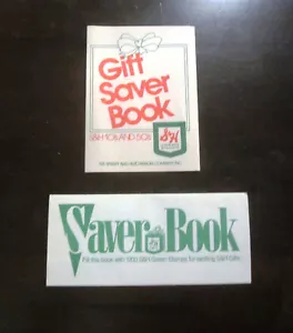 2 Different S&H Green Stamp Saver Books NOS - Picture 1 of 2