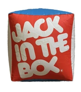 Promoción JACK IN THE BOX - Pelota de Playa Inflable en Forma de Cubo - 8x8x8 - Nuevo y Precintado - Imagen 1 de 3