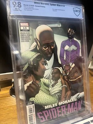 MILES MORALES SPIDERMAN #13 2nd print CBCS 9.8 1ST BILLIE MORALES HTF - Image 1 of 3