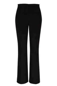 NEW!!! $245 VINCE CLASSIC STRETCH ITALIAN COTTON BOOTCUT TROUSERS BLACK SIZE 4 - Picture 1 of 1