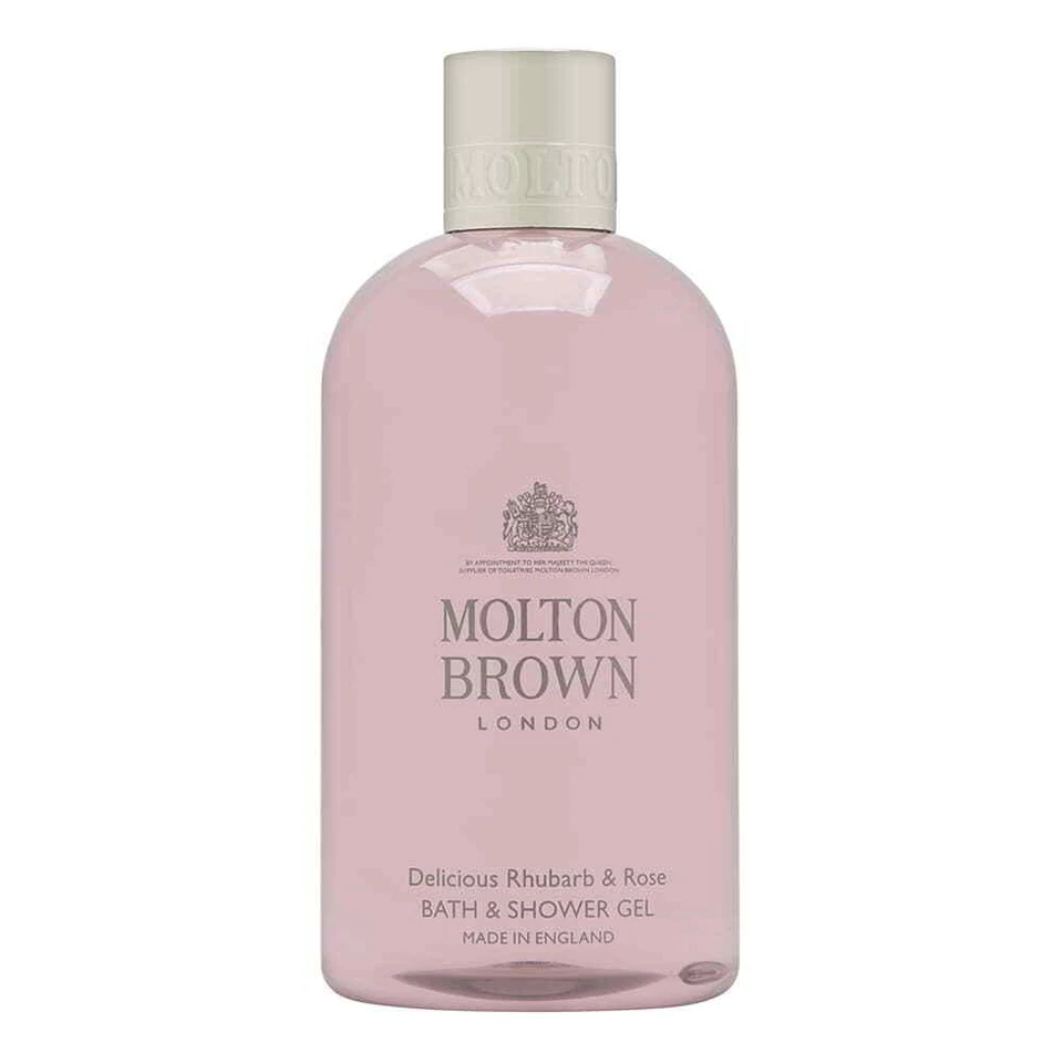 Molton Brown Delicious Rhubarb and Rose Bath & Shower GEL 10oz (300ml)