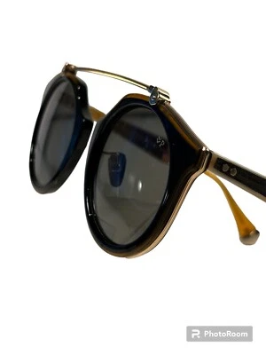 John Varvatos Discontinued Designer Sunglasses JV101 Black Rust Limited Edition - Image 1 of 4
