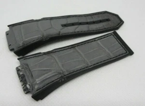 Hublot Spirit of Big Bang grau Alligator Kautschuk Armband Original-Zubehör-Hersteller - Bild 1 von 5