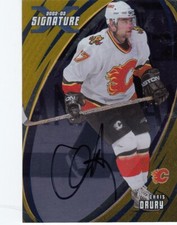 2002-03 Be a Player Signature Series GOLD AUTO Autograph #099 - CHRIS DRURY