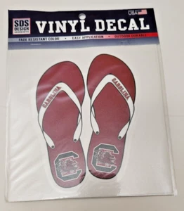 South Carolina Gamecocks NCAA Sandals Vinyl Decal - Picture 1 of 1