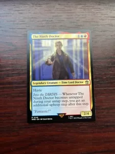 1x THE NINTH DOCTOR - Doctor Who - MTG - Magic the Gathering - Foto 1 di 1
