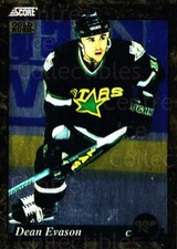 1993-94 Score Canadian Gold #550 Dean Evason