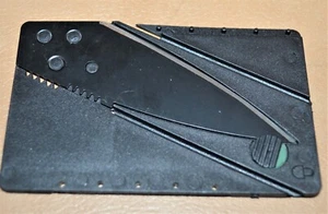 NEW Wallet Size Fold Out 2” Knife in Plastic Case, Thin, Pocket Purse Automobile - Picture 1 of 8