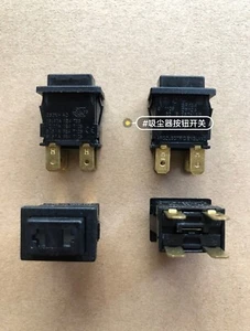 Interruptor de botón de aspiradora 16A 250V botón de encendido autobloqueante interruptor de 4 pines - Imagen 1 de 4