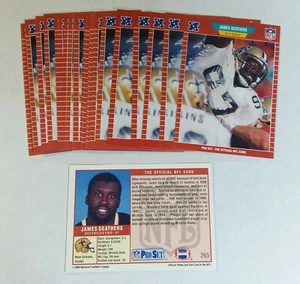 1989 Pro Set #265 JAMES GEATHERS Lot of (10) - Picture 1 of 1