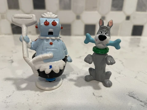 Vintage 1990 Jetsons Astro & Rosie by Applause Toy Figure Cover