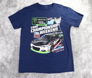 NASCAR Cup Series Shirt Adult Small Blue Dale Earnhardt Jr Kyle Busch Racing - Picture 1 of 15