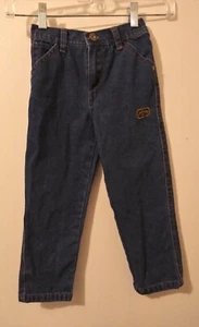 Ecko Unltd. Toddler Jeans 4T Denim Pockets Straight Leg Embroidered Logo Stretch - Picture 1 of 6