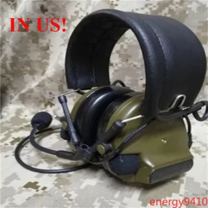 US STOCK! C3 Comtac-III Headset Noise Reduction Tactical Headphones 1PC Green - Picture 1 of 7