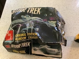 star trek- AMT-original edition-Klingon cruiser- Sealed bag lots of Package wear - Picture 1 of 17