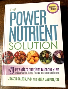 Power Nutrient Solution Calton 28-Day Micronutrient Plan Hardcover Book - Picture 1 of 3