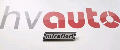 Fiat 131 Abarth Rally Emblema Insignia Mirafiori Logo OEM NUEVO Foto 1 de 3