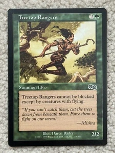 MTG Treetop Rangers URZA'S SAGA NM GREEN Magic the Gathering - Picture 1 of 1