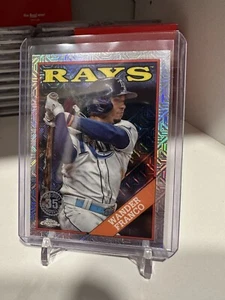 2023 Topps Series 1 Wander Franco 1988 Silver Pack Mojo Refractor Card #T88C-68 - Picture 1 of 2