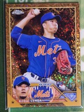 2023 Topps Gilded Kodai Senga Mini-Diamond Gold Etch /50 New York Mets #73
