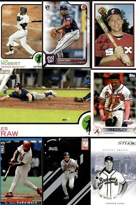 Mixed Baseball Card Lot 10 MLB Topps Heritage Donruss Bowman Carlton Fisk Josiah Foto 1 de 4