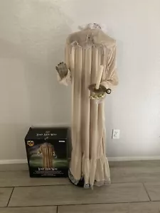 Spirit Halloween Animated Animatronic Life Size Prop Lost Her Way Ghost Read - Picture 1 of 12