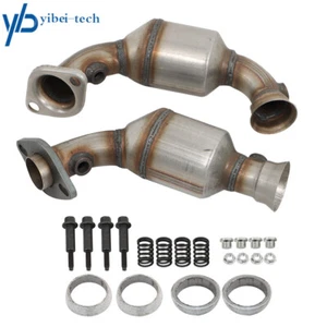 Front Left & Right Side Catalytic Converters For 2002 2003 Jeep Liberty 3.7L V6 - Foto 1 di 14