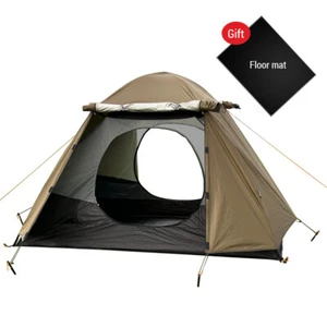 Tienda de campaña para 2 personas al aire libre doble capa doble puerta tienda para mochileros O4P0 - Imagen 1 de 12