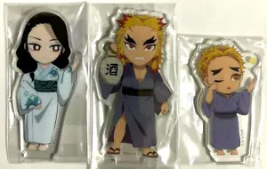 Kimetsu no Yaiba Demon Slayer Acryl Standfigur x3 Shinjuro Ruka Senjuro ohne - Bild 1 von 1