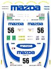 #56 Mazda 787 Le Mans 1991 skala 1/25 - 1/24 NAKLEJKI ZJEŻDŻALNI WODNE