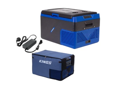 Kings Escape 50 Fridge/Freezer 12V & 24V+ Escape 50Cover + AC Fridge Adapter - image 1 of 4