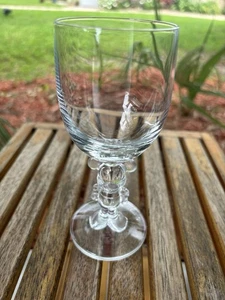 Walt Disney Company Mickey Mouse Clear Wine Glass 6.25" - Picture 1 of 15