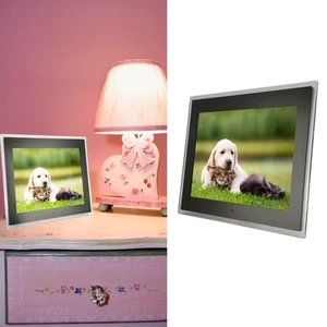 EU Plug 15in Digital Photo Frame 4:3 IPS HD Screen 1024x768 Supports Video Sound - Picture 1 of 24