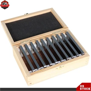 1/8 × 4" 10 Pair Precision Parallel Set 0. 001" Hardened Steel In Case New - Picture 1 of 10