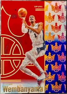 2024-25 Panini Court Kings Victor Wembanyama #98 Red & Blue - Picture 1 of 2